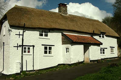 Thatching with grass stalks is one way of weather proofing a house.
