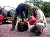 Filling the generators used to power the larger traps