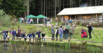 HRH The Princess Royal at the Woodland Education Centre