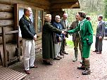 Trustee Patricia Dunworth is presented to HRH The Princess Royal.