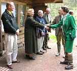 Trustee Patricia Dunworth is presented to HRH The Princess Royal.