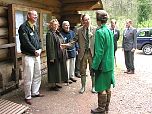 Area Forester Steve Minton is presented to HRH The Princess Royal.