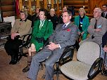 The Princess and the Lord Lieutenant, to their right are Councillors Margaret Rogers & Bill Waterworth.