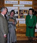 Phillip Ward-Green & Maureen Elsom explain the work of Devon Conservation Forum & Unison to HRH The Princess Royal.