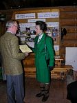 HRH The Princess Royal presents Mr John Allen with the John Mejor Individual award.