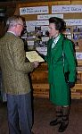 Mr John Allen discusses his environmental work with HRH The Princess Royal.