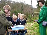 Trust Education Officer Dr Barbara Corker describes the educational work of the Trust to HRH The Princess Royal.