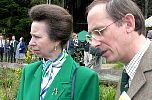 HRH The Princess Royal and Trust Director Mr Stephen Lawson in conversation.