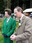 HRH The Princess Royal and Trust Director Mr Stephen Lawson in conversation.