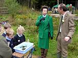 HRH The Princess Royal and Trust Director Mr Stephen Lawson in conversation.