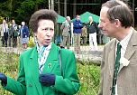 HRH The Princess Royal & Trust Director Mr Stephen Lawson in conversation.