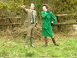 HRH The Princess Royal & Trust Director Stephen Lawson at the Centre's Heathland Area.