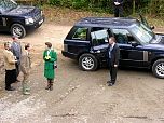 HRH The Princess Royal in conversation just before her departure.