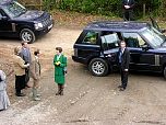 HRH The Princess Royal in conversation just before her departure.