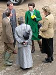 HRH The Princess Royal shortly before her departure from the Woodland Education Centre.