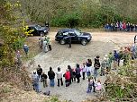 Guests await the departure of HRH The Princess Royal.