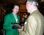 HRH The Princess Royal presents Mr John Alan with the John Mejor Award.