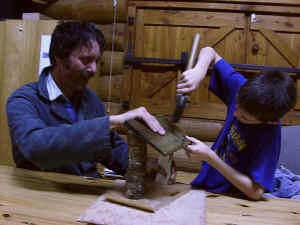 Building the Nest Boxes.